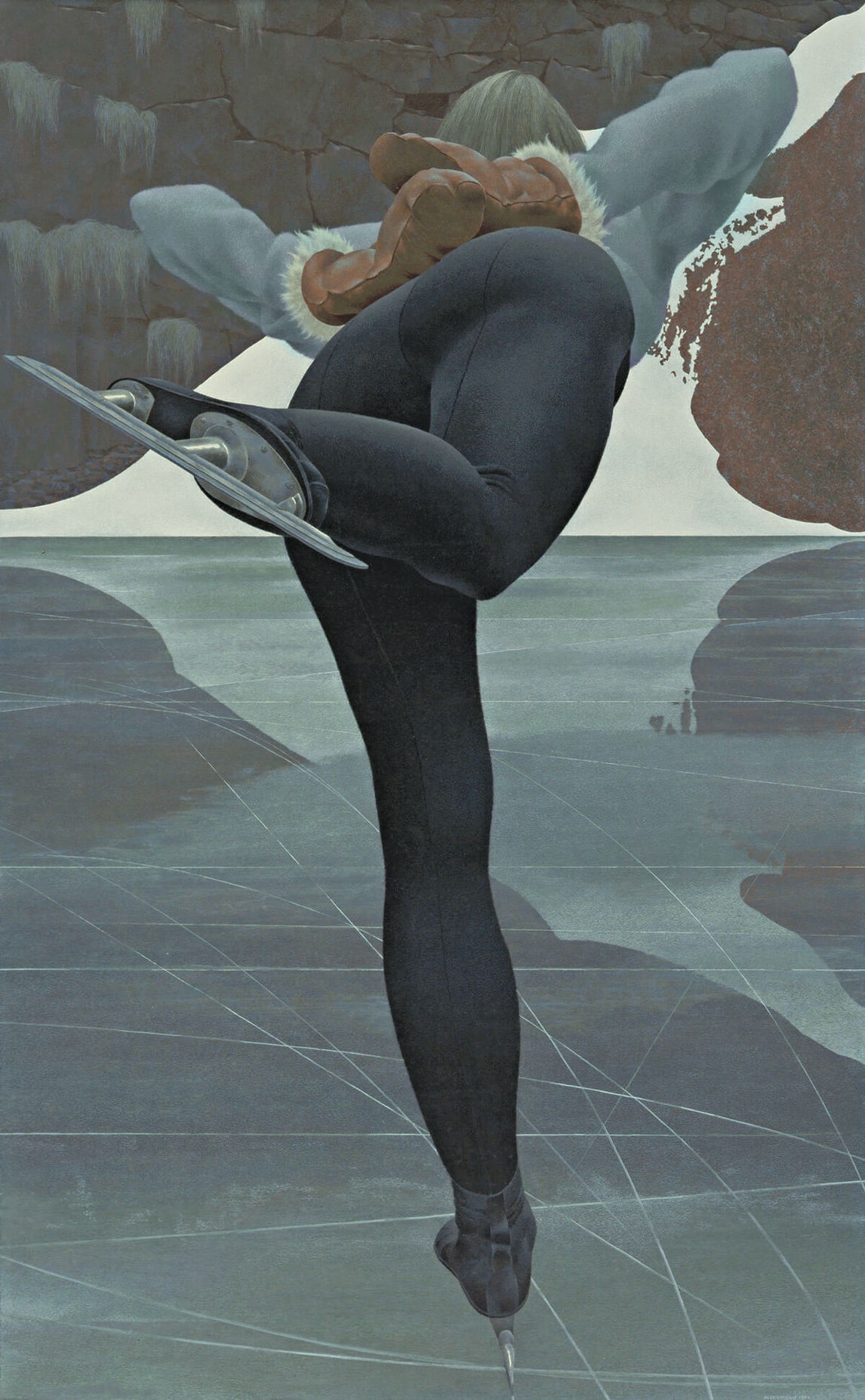 Art Canada Institute, Alex Colville, Skater, 1964