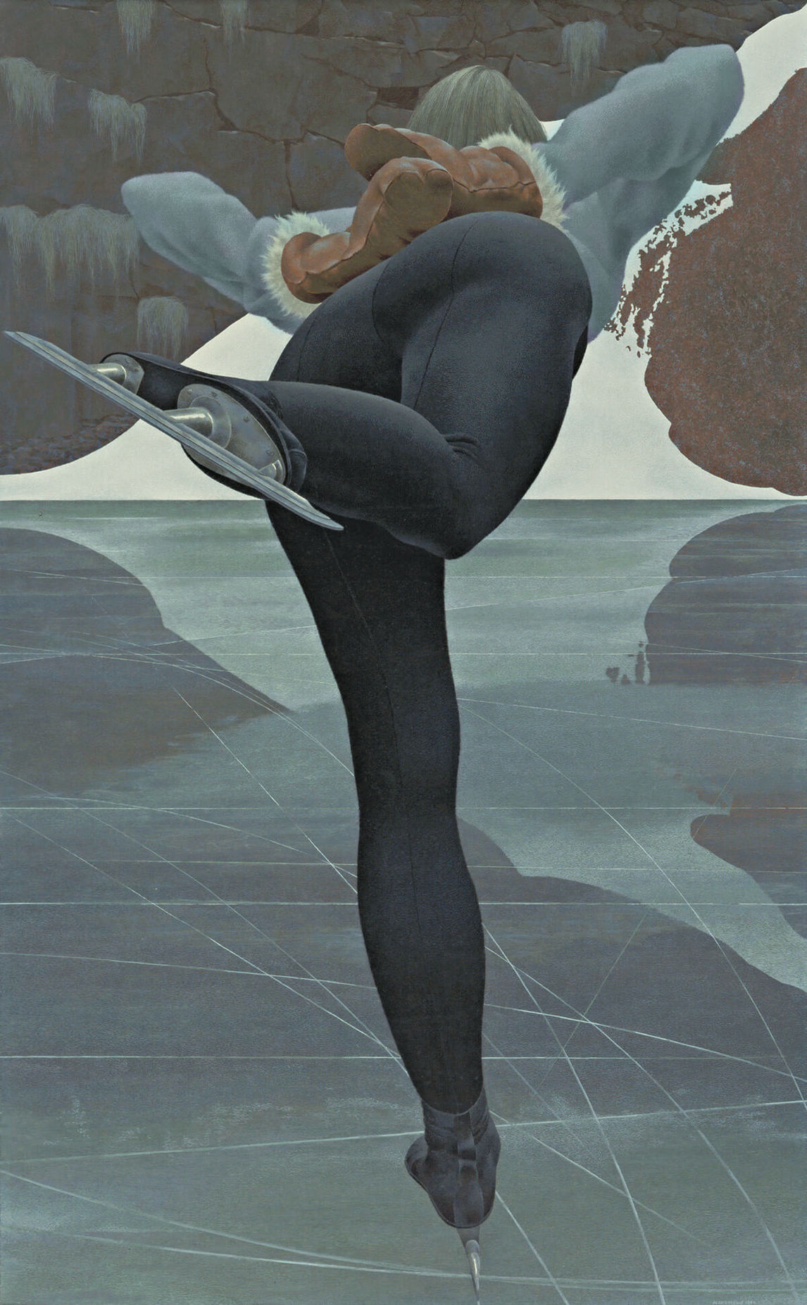 Art Canada Institute, Alex Colville, Skater (Patineuse), 1964