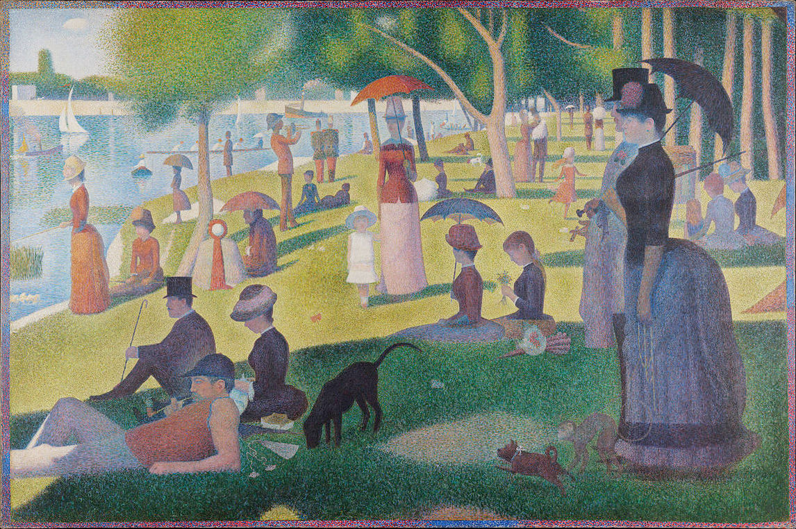 Art Canada Institute, Alex Colville, Un dimanche après-midi à la Grande Jatte, 1884-1886, par Georges Seurat