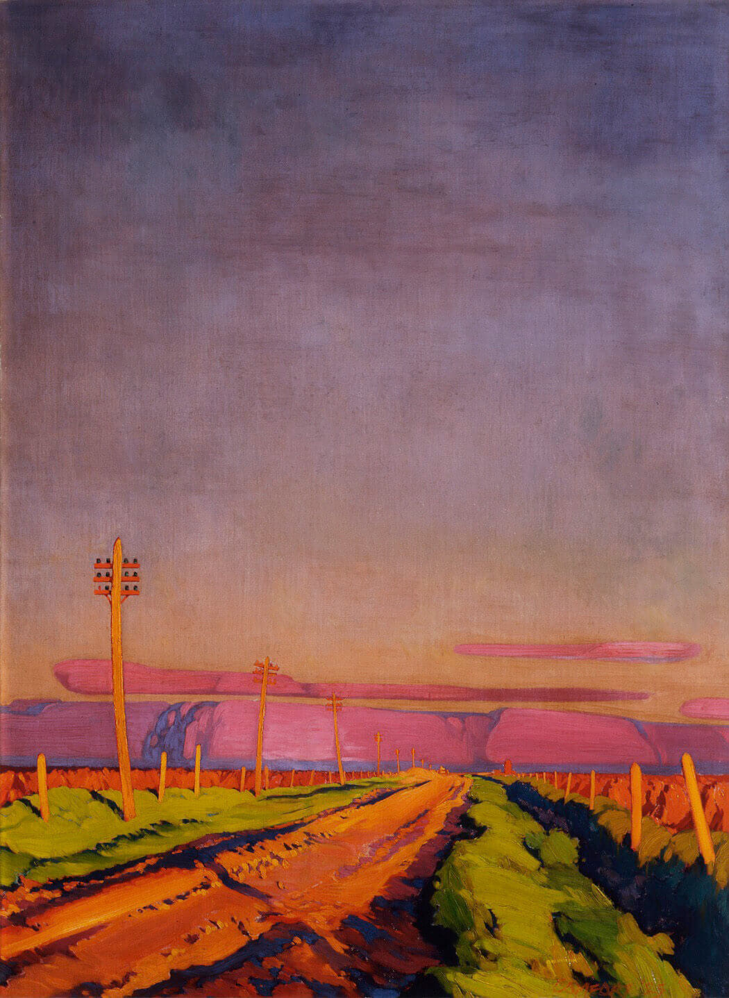 Art Canada Institute, Charles Comfort, Prairie Road, 1925