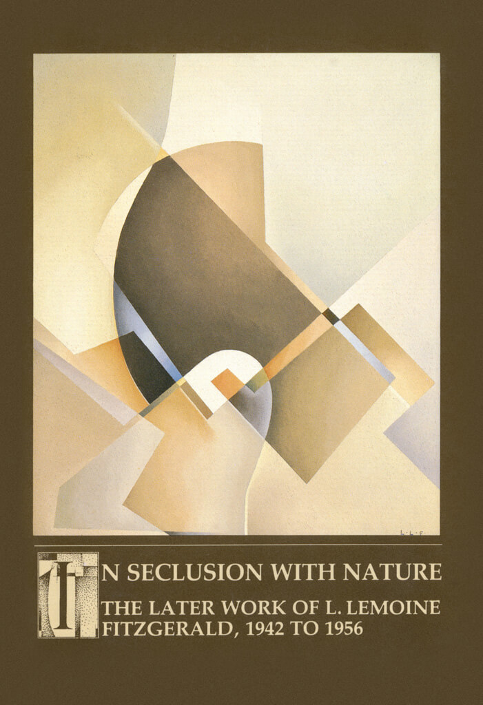 Art Canada Institute, cover of exhibition catalogue In Seclusion with Nature: The Later Work of L. LeMoine FitzGerald, 1942 to 1956, Winnipeg Art Gallery (1988), featuring Lionel LeMoine FitzGerald, Composition (Untitled Abstract), c. 1952