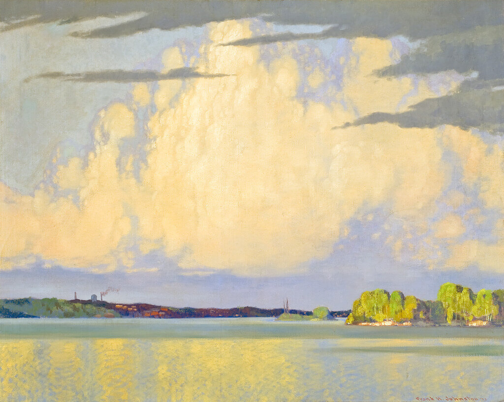 Art Canada Institute, Frank H. Johnston, Serenity, Lake of the Woods, 1922