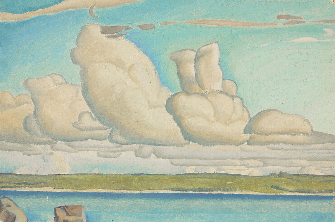 Art Canada Institute, Lionel LeMoine FitzGerald, Prairie Sky, c. 1929