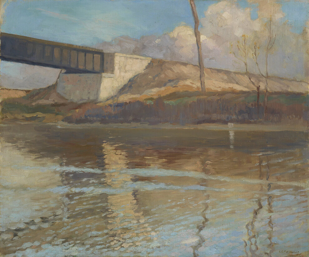 Art Canada Institute, Lionel LeMoine Fitzgerald, Railway Bridge, 1915