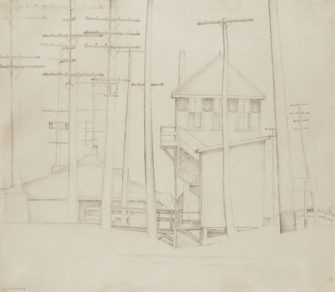 Art Canada Institute, Lionel LeMoine FitzGerald, Railway Station, c. 1931–32