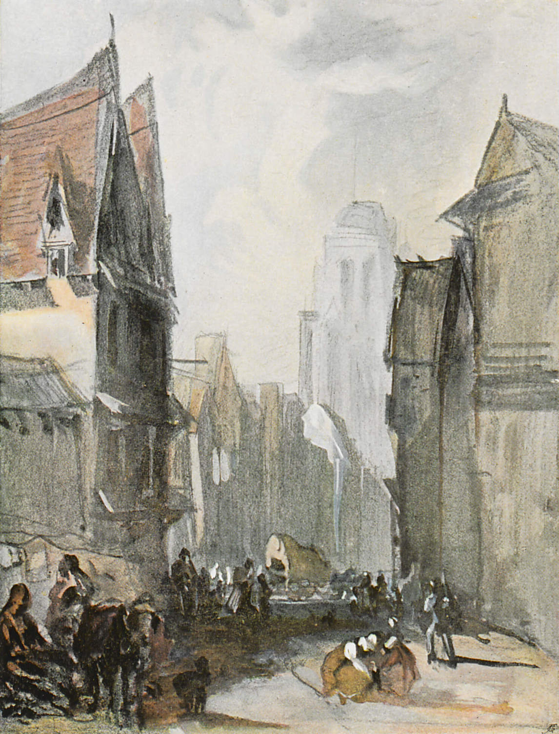 Art Canada Institute, Richard Parkes Bonington, A Street in Rouen