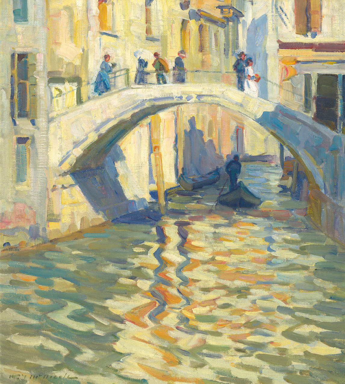 Footbridge in Venice, c. 1910, Helen McNicoll