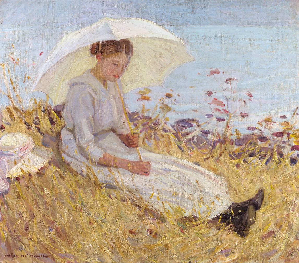 Girl with Parasol, c. 1913, Helen McNicoll