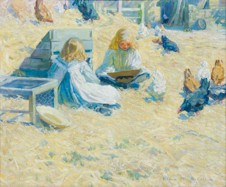 The Farmyard, c. 1908, Helen McNicoll