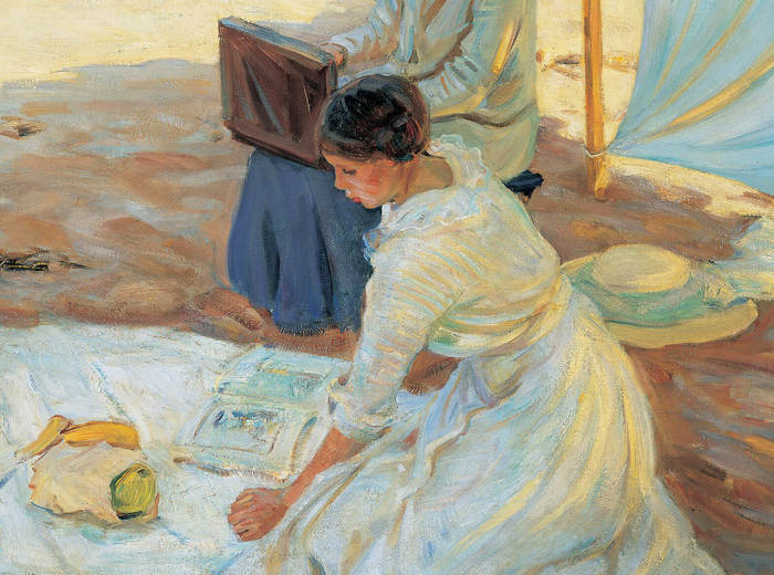 Helen McNicoll, Under the Shadow of the Tent, 1914