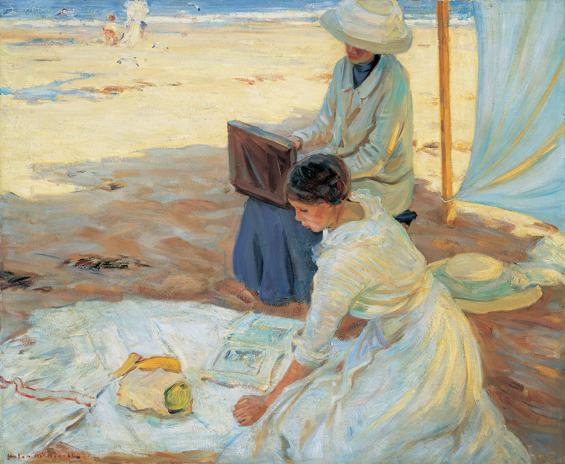 Helen McNicoll, Under the Shadow of the Tent, 1914