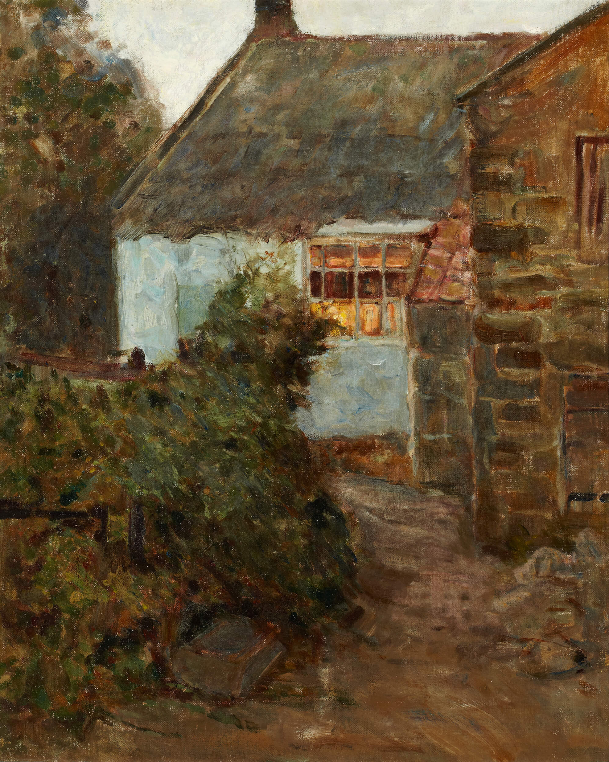 Helen McNicoll, Maison de campagne, soirée, v. 1905