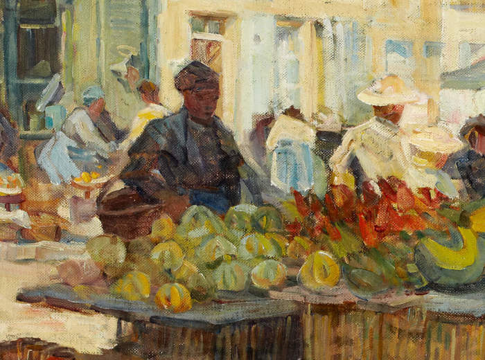 Helen McNicoll, Marketplace, 1910