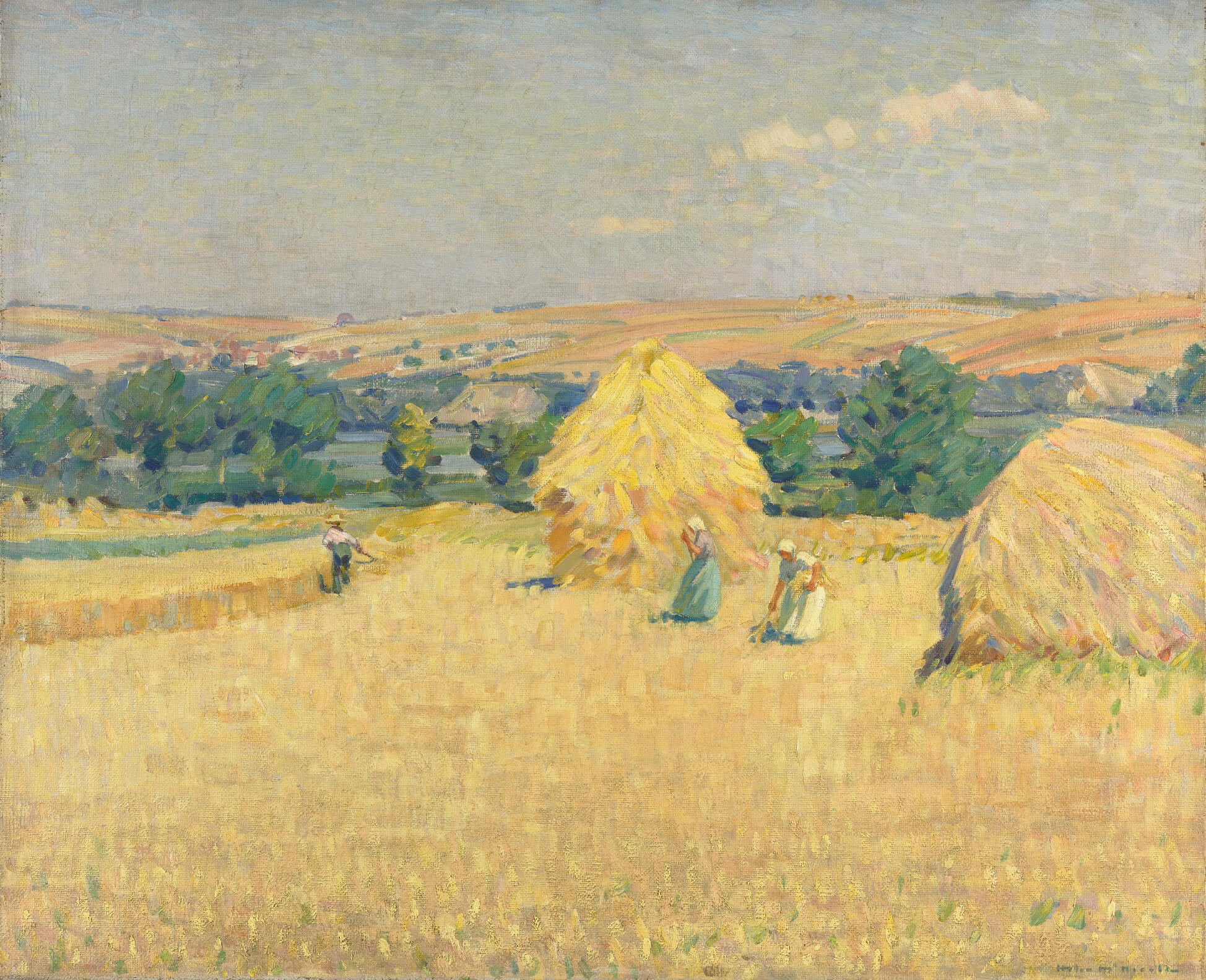 Helen McNicoll, Stubble Fields, c. 1912