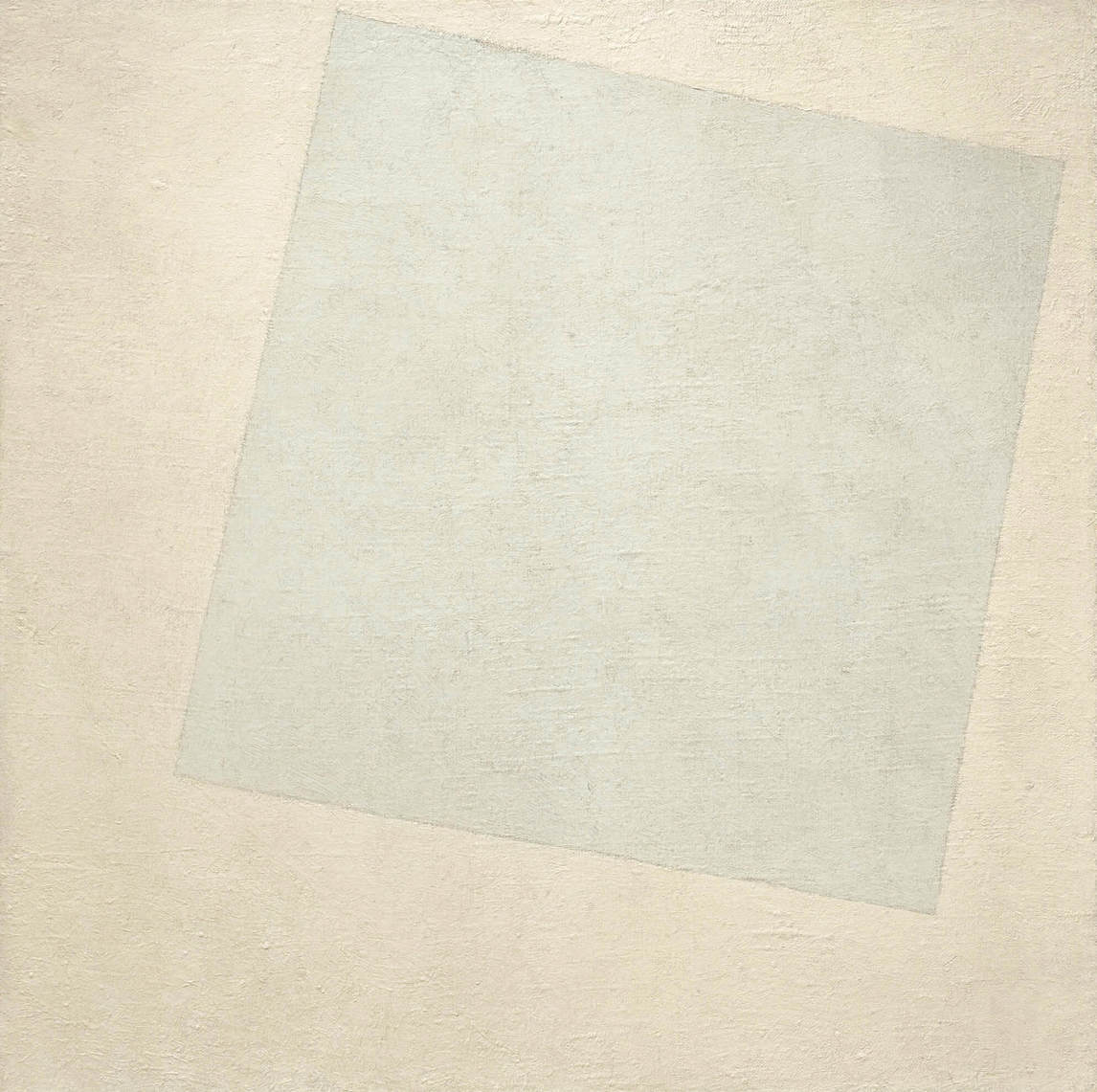 Carré blanc sur fond blanc, 1918, par Kazimir Malevich