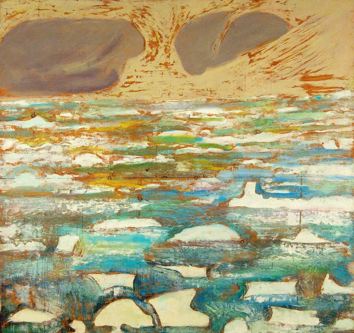 Paterson Ewen, Ice Floes at Resolute Bay (Glaces flottantes à Resolute Bay), 1983