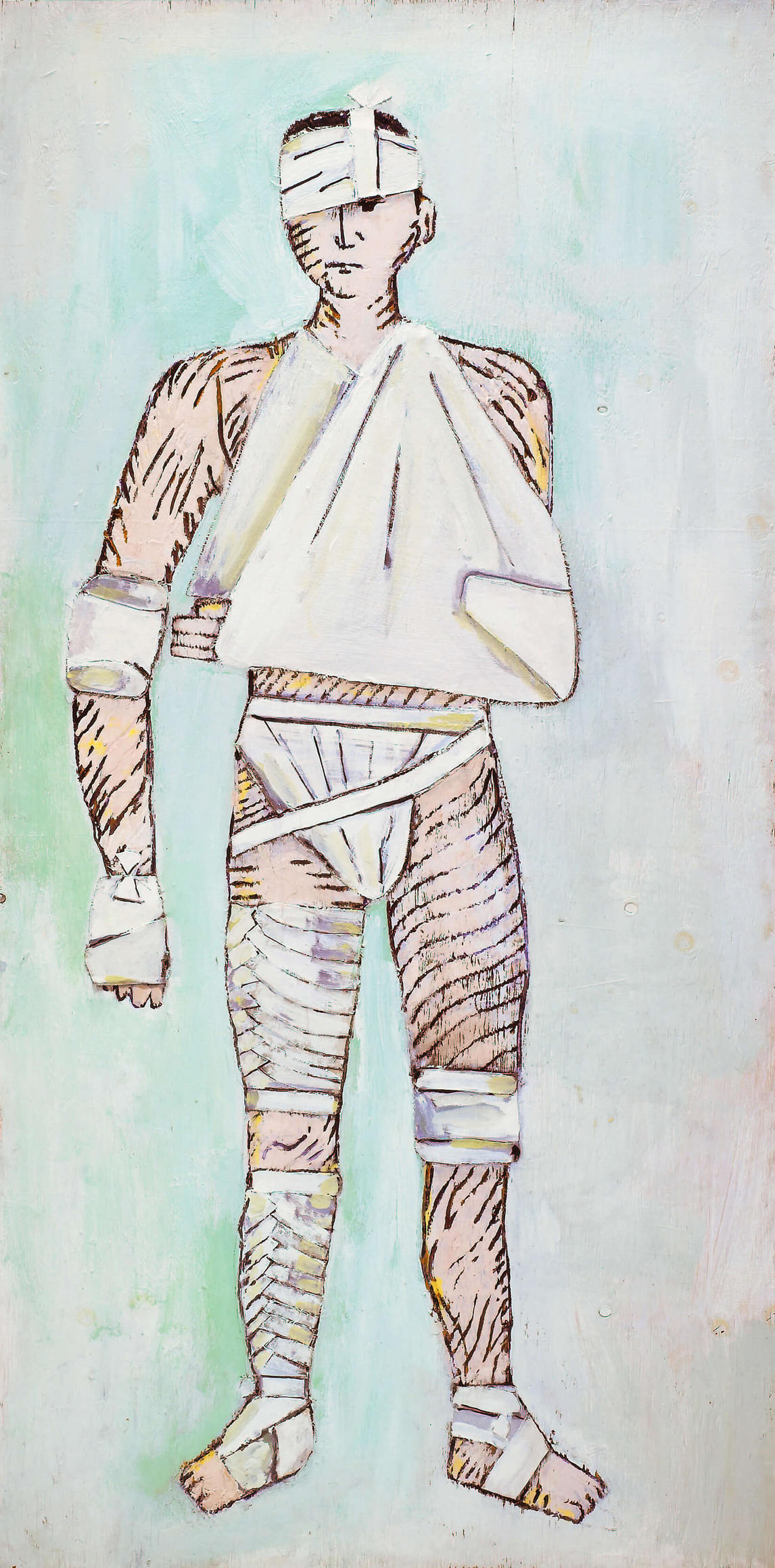  The Bandaged Man, 1973, by Paterson Ewen