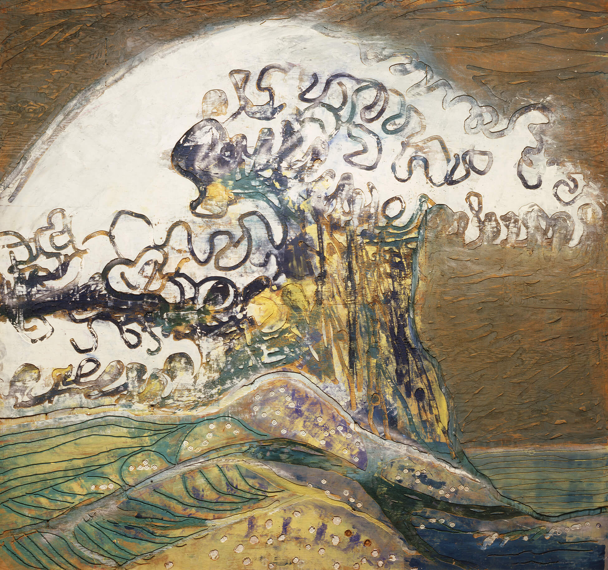 Paterson Ewen, La grande vague — hommage à Hokusai, 1974