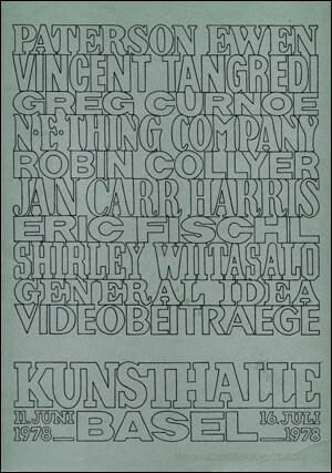 Neuf artistes canadiens / Kanadische Künstler, 1978