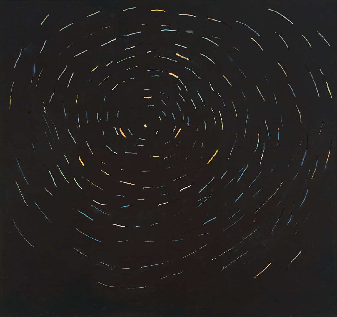 Star Traces around Polaris, 1973, by Paterson Ewen