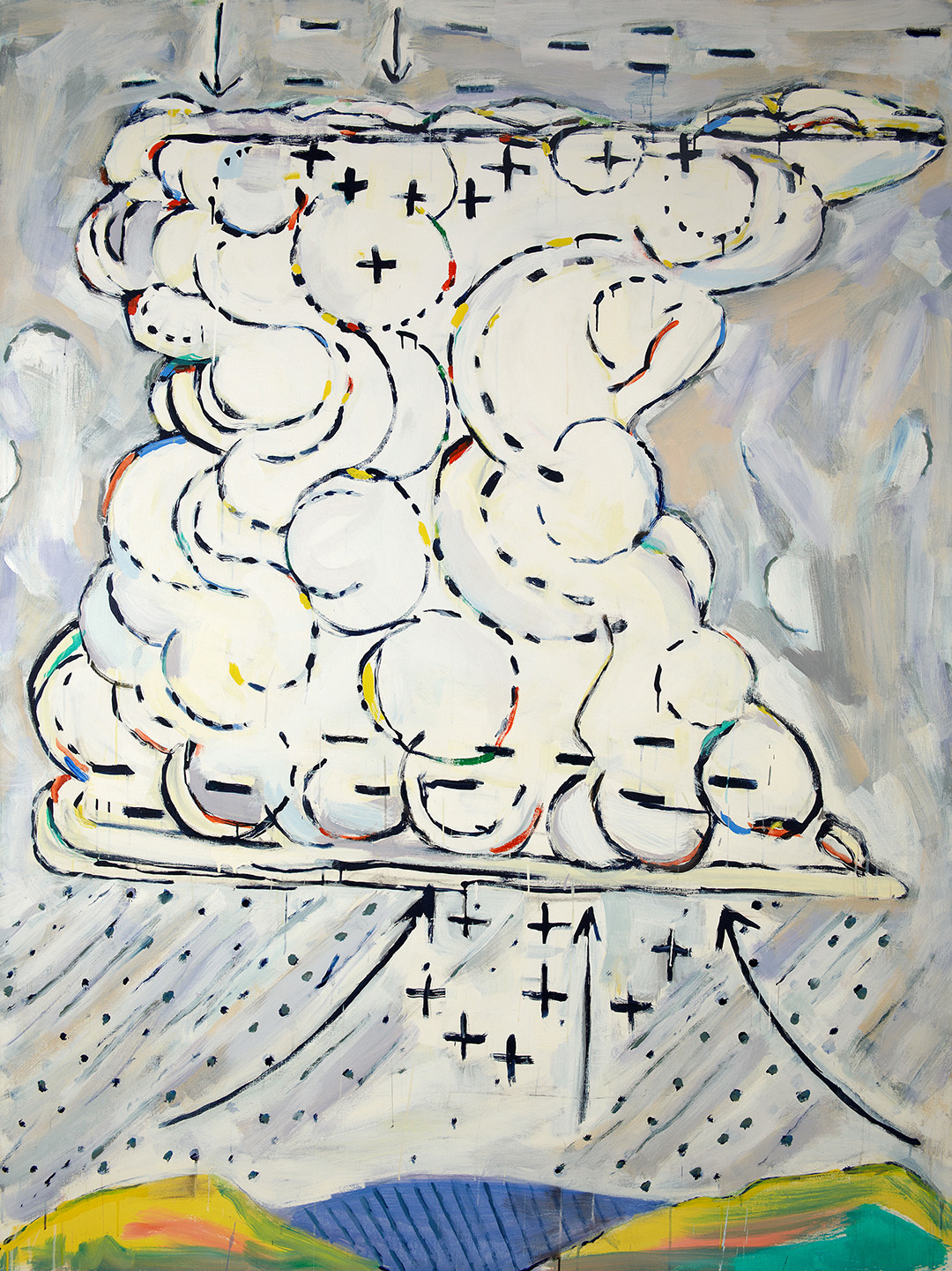 Nuage orageux comme générateur #2, 1971, par Paterson Ewen