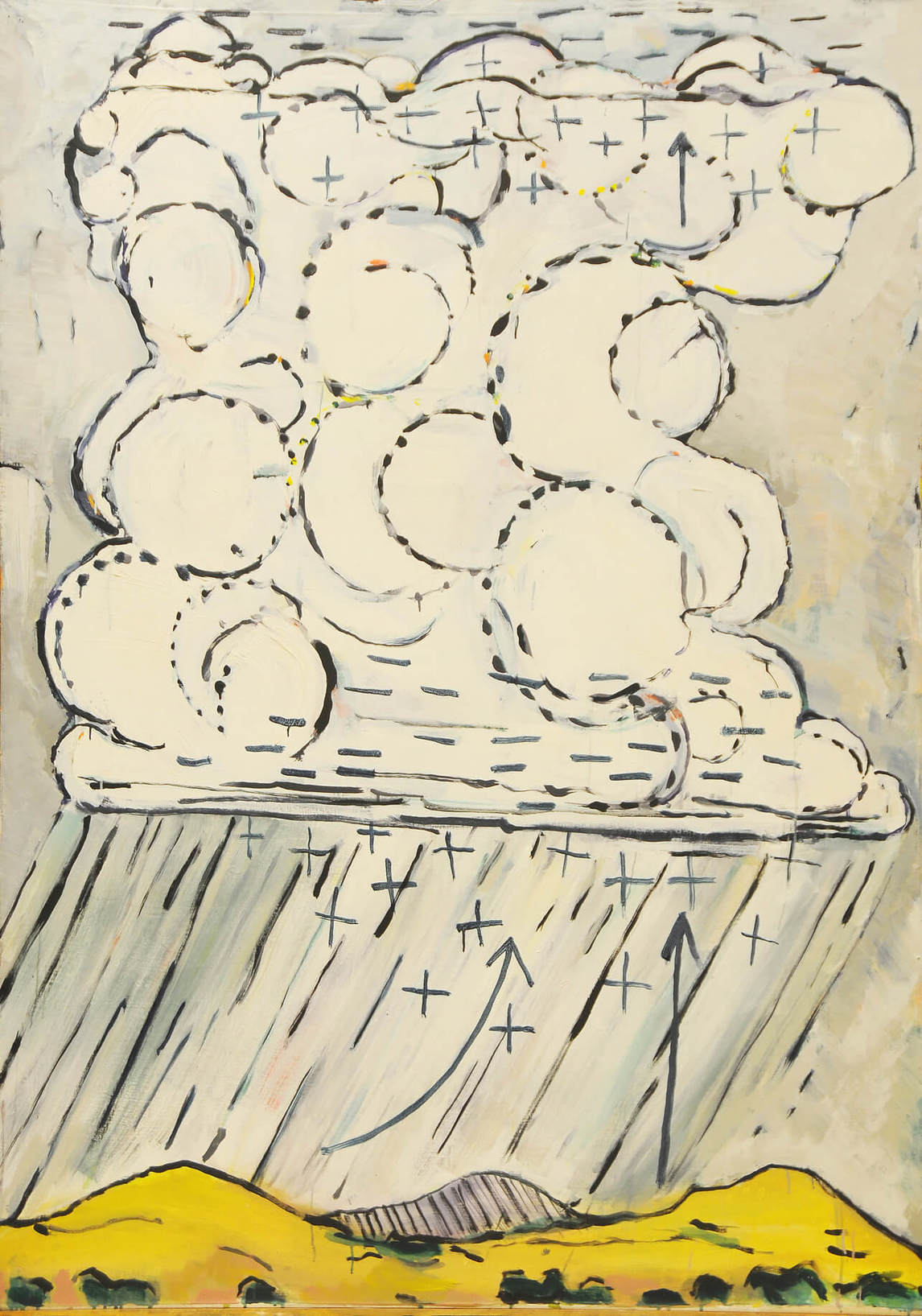 Nuage orageux comme générateur #1, 1971, par Paterson Ewen