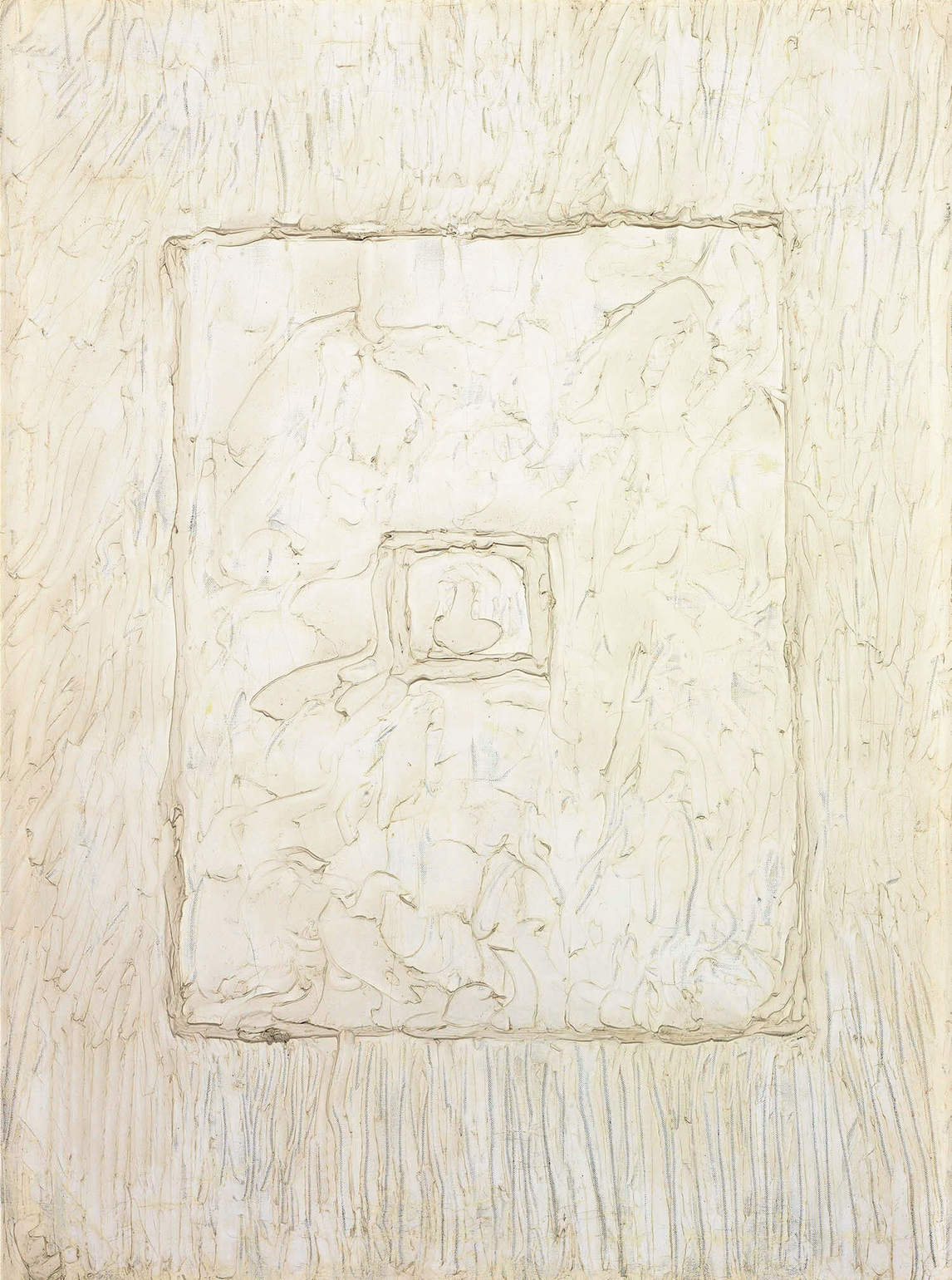 Abstraction blanche no 1, v. 1963, par Paterson Ewen