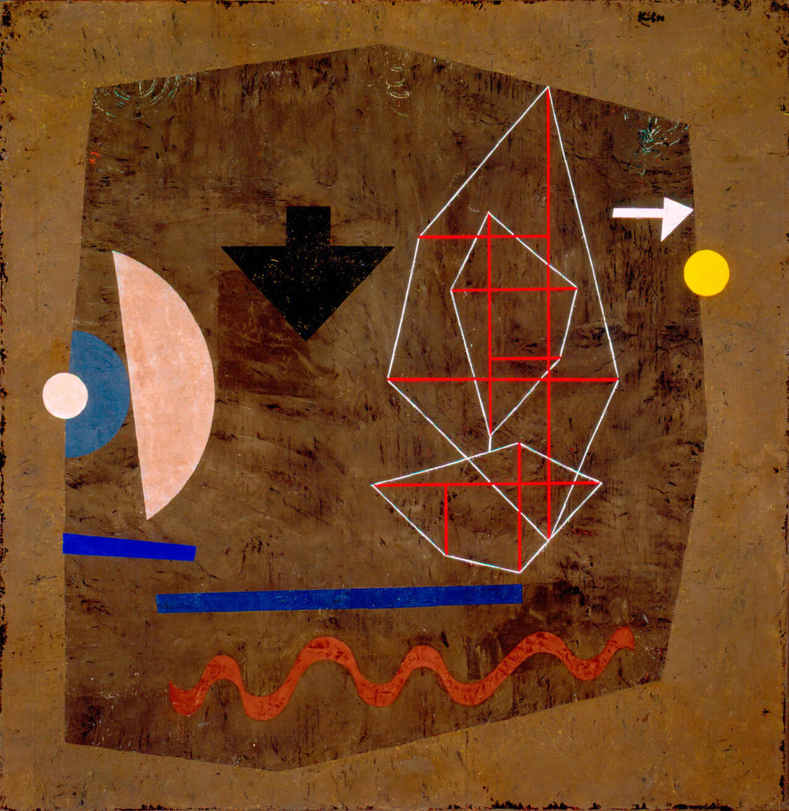 Possibilités en mer, 1932, par Paul Klee