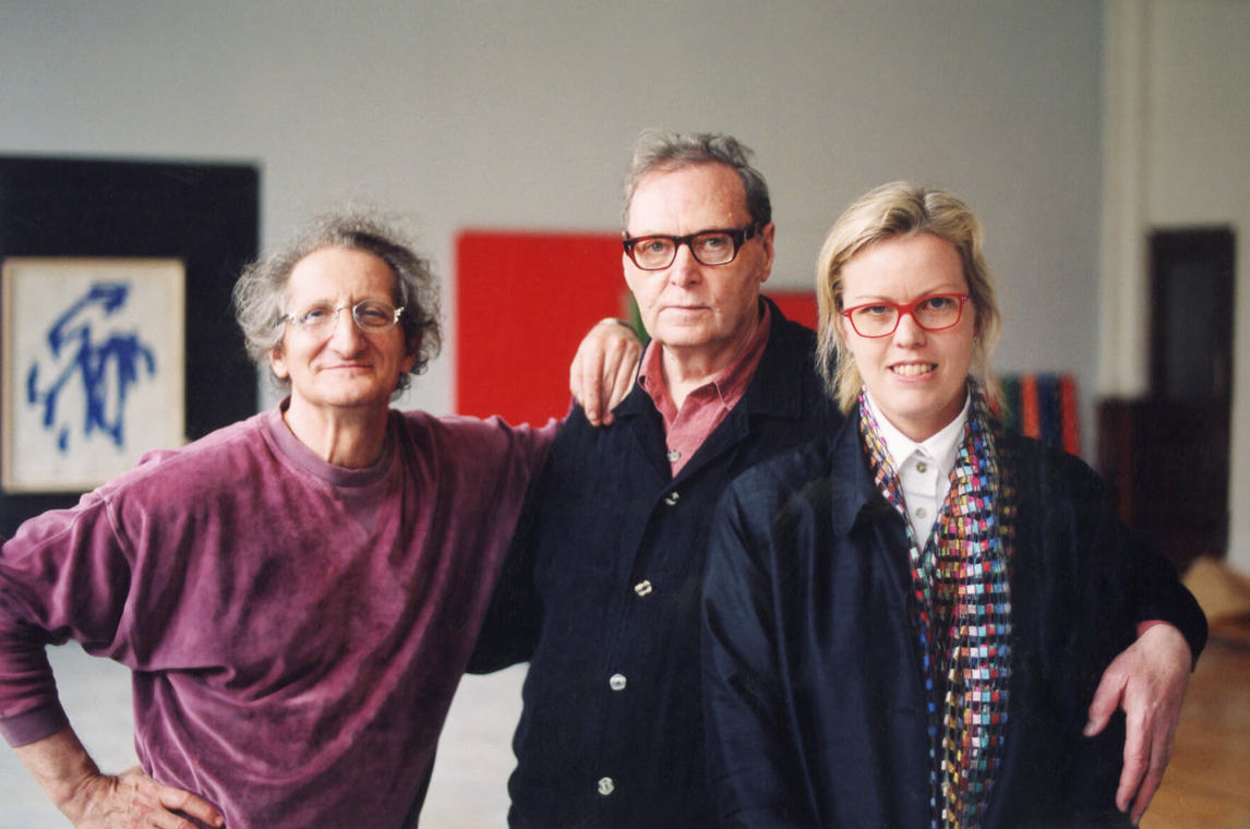 Photograph of Guido Molinari, Paterson Ewen, and Mary Handford