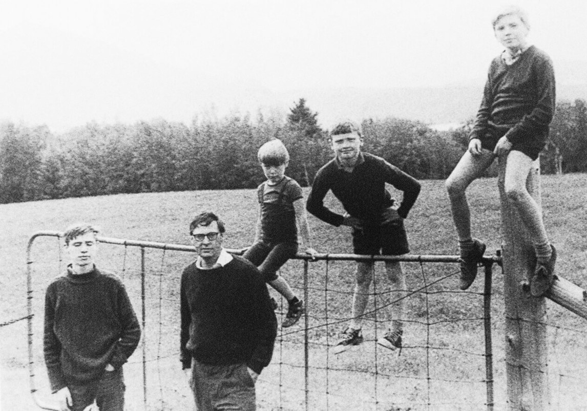 Paterson Ewen with his sons, c. 1963