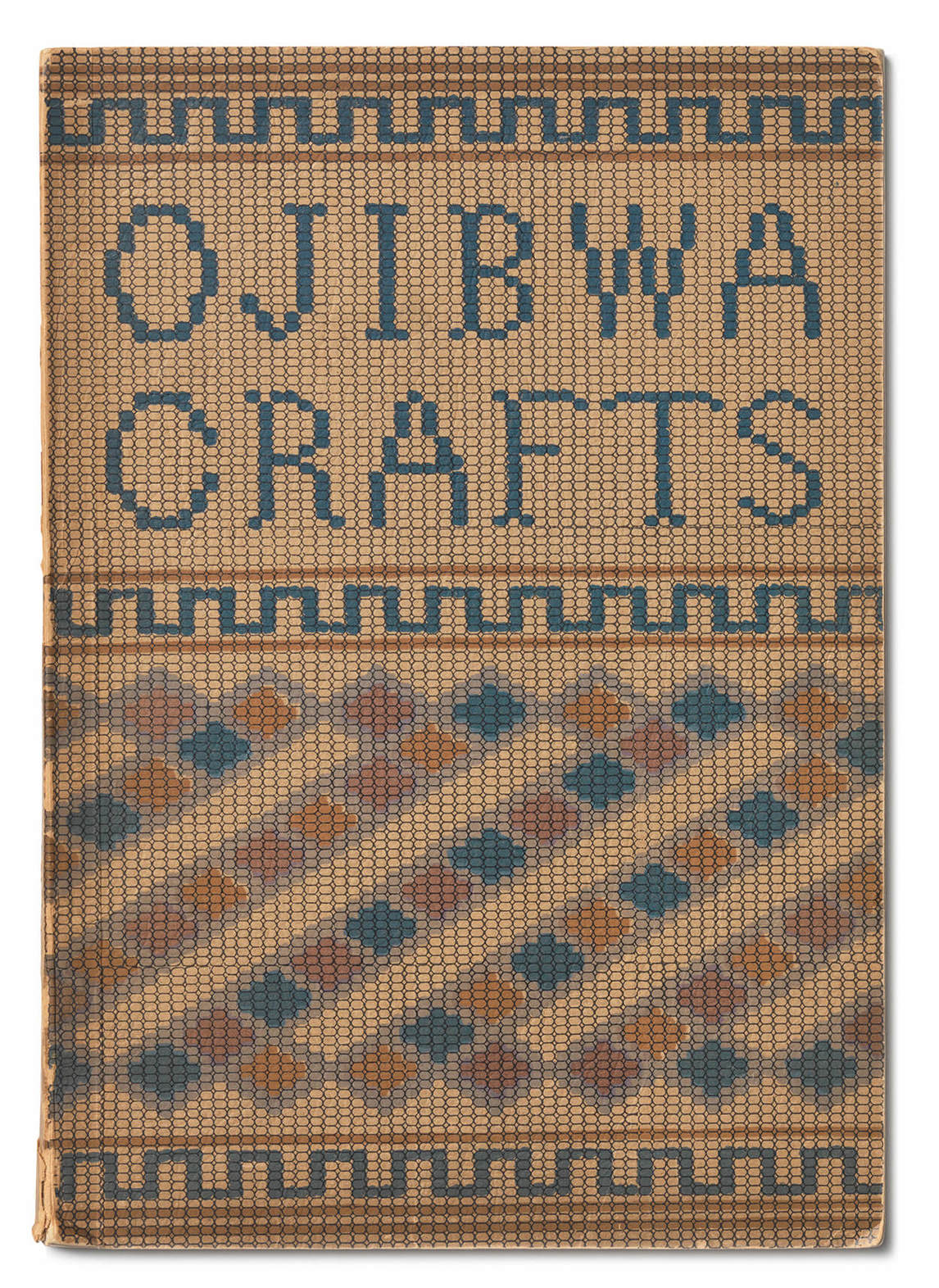 Cover of the 1943 edition of Ojibwa Crafts by Carrie A. Lyford,