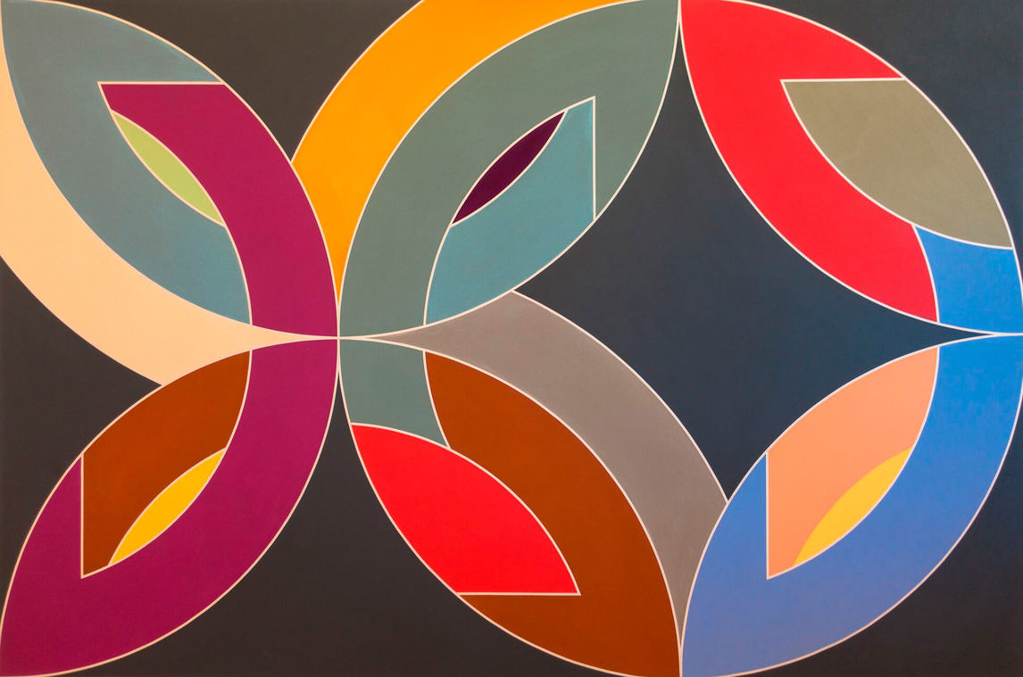 Lac Laronge IV, 1969, by Frank Stella