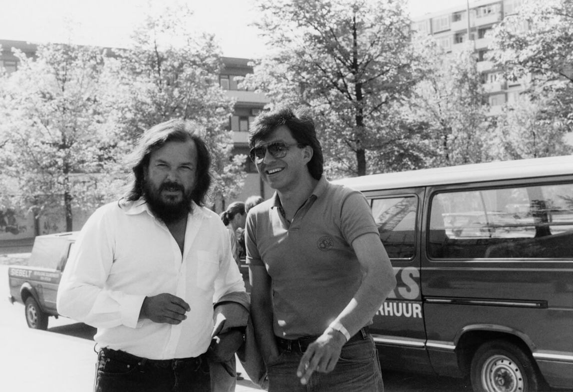Carl Beam and Robert Houle in 1985