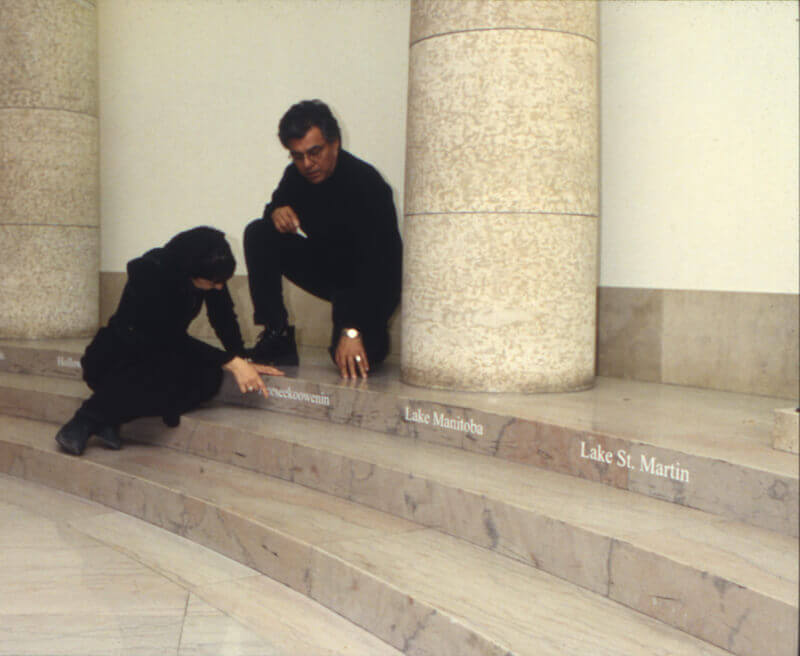 Robert Houle sur le site de Étoile du matin, 1999