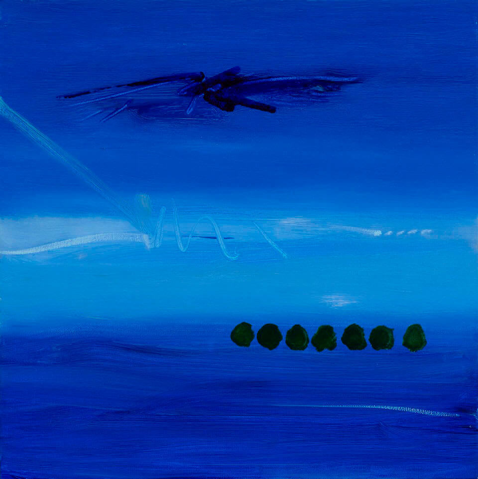 Blue Thunder, 2012, by Robert Houle