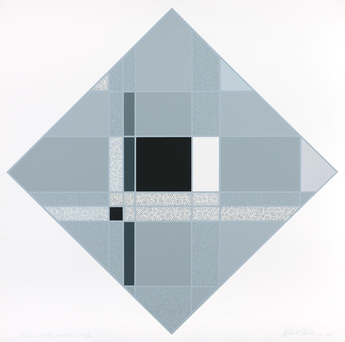Diamond Composition, 1980, by Robert Houle