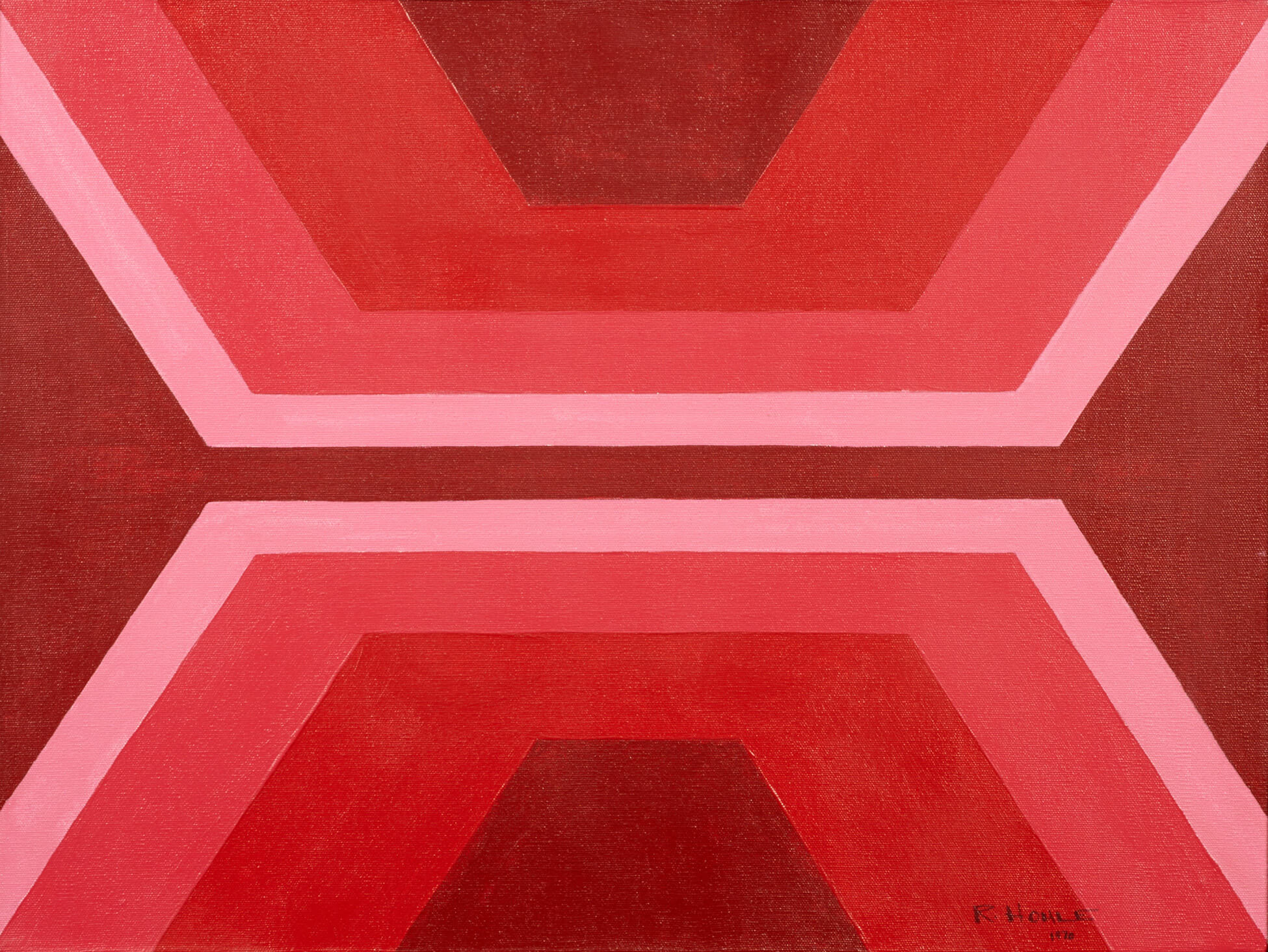 Robert Houle, Red Is Beautiful, 1970