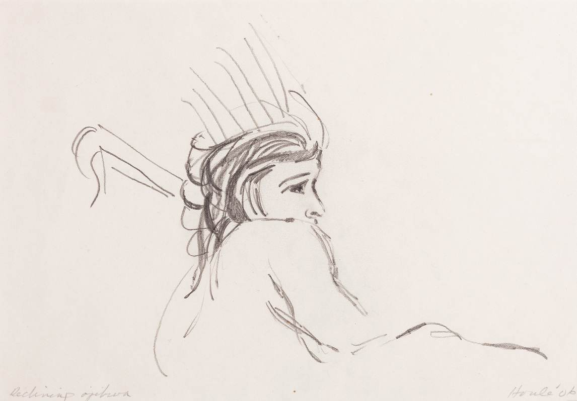 Study for Reclining Ojibwa, 2006​​​​​​​, by Robert Houle