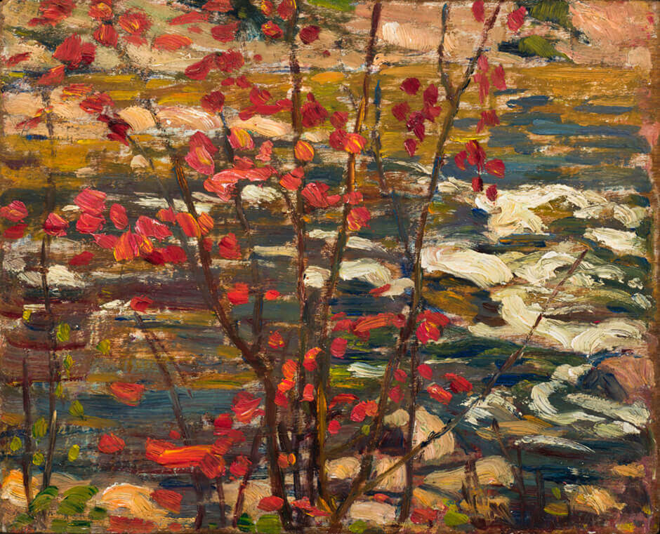 Art Canada Institute, A.Y. Jackson, The Red Maple, 1914