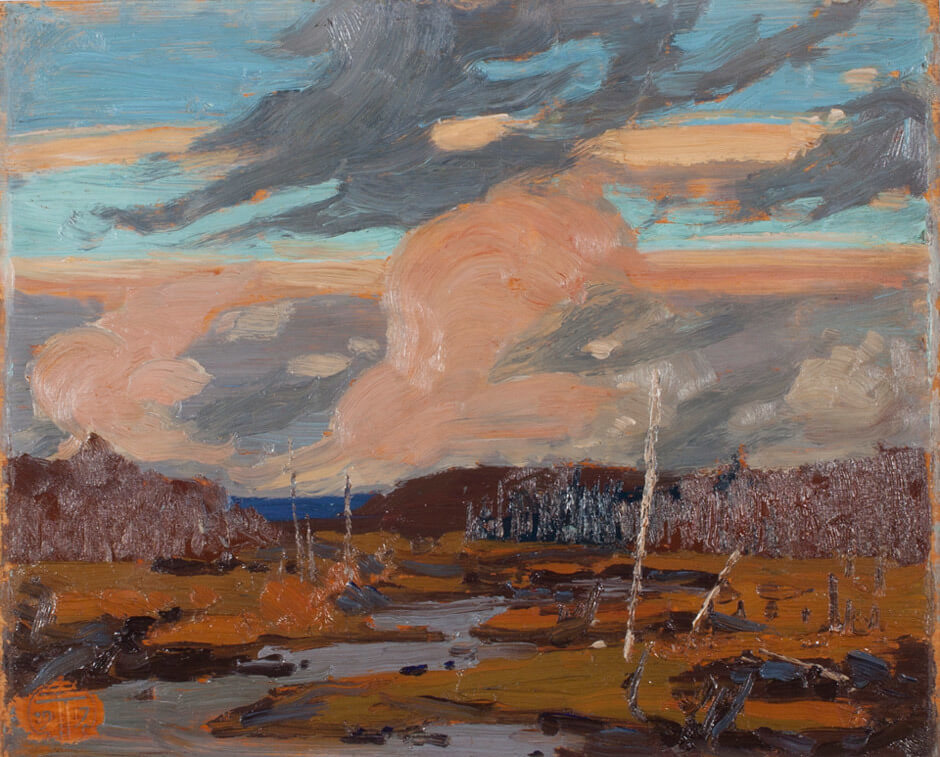 Art Canada Institute, Tom Thomson, Autumn Clouds, 1915