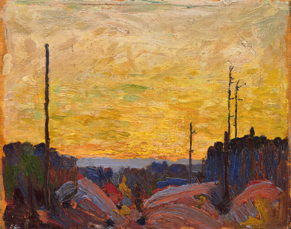 Art Canada Institute, Tom Thomson, Terre brûlée, 1916