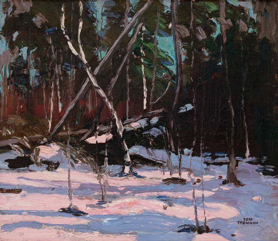 Art Canada Institute, Tom Thomson, Early Snow, Algonquin Park, 1916
