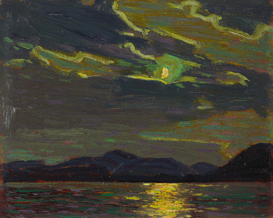 Art Canada Institute, Tom Thomson, Hot Summer Moonlight, 1915