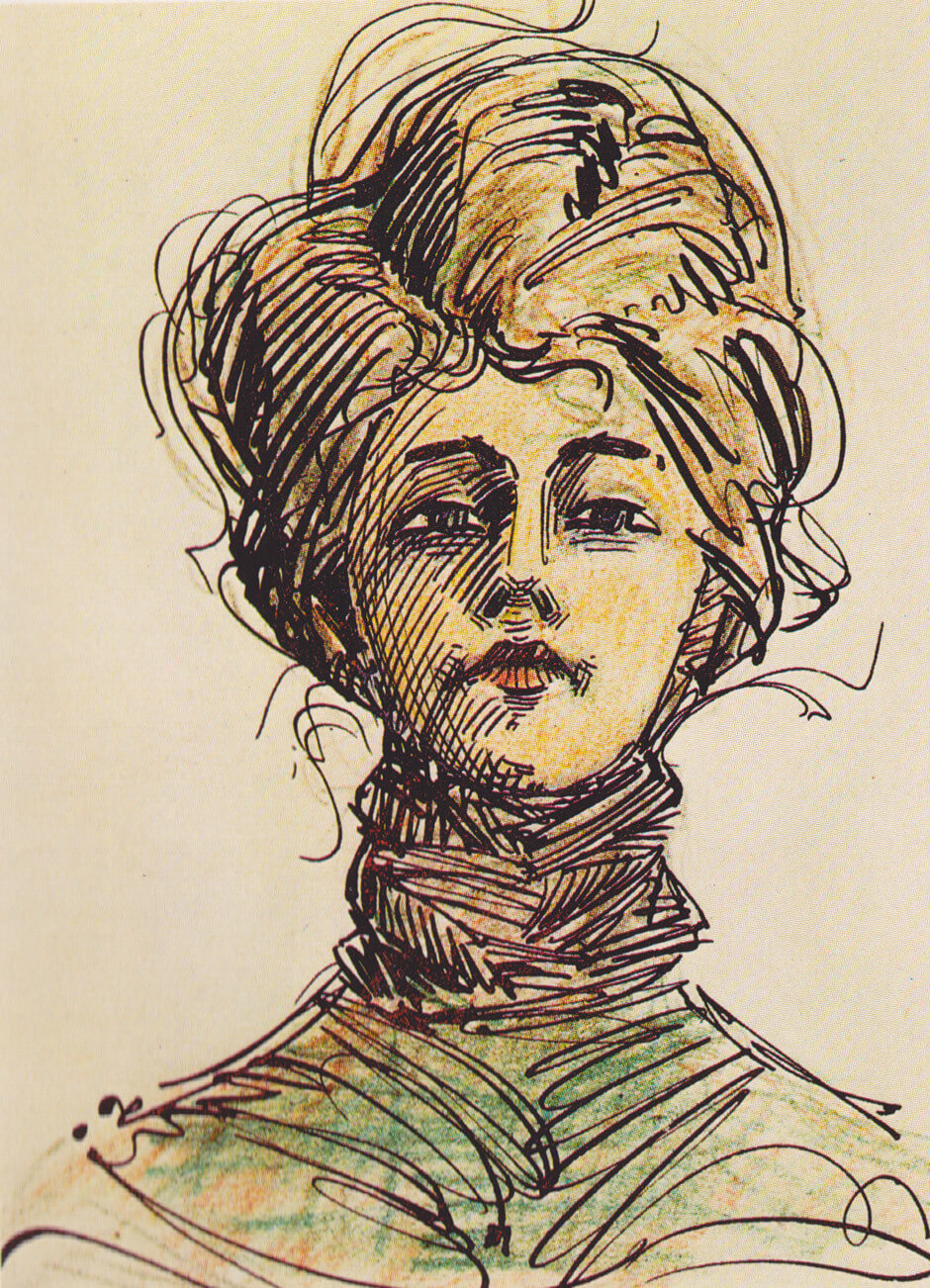 Art Canada Institute, Tom Thomson, Study of a Woman’s Head, c. 1903
