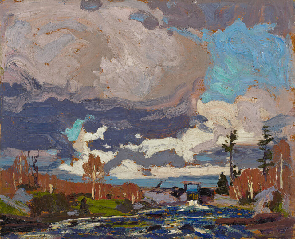 Art Canada Institute, Tom Thomson, Tea Lake Dam, 1917