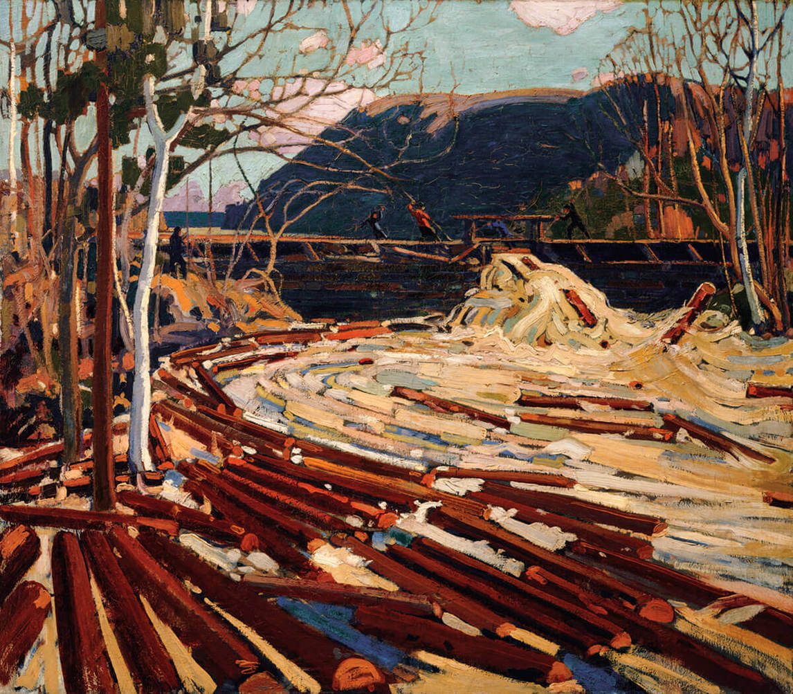 Art Canada Institute, Tom Thomson, La drave, 1916-1917