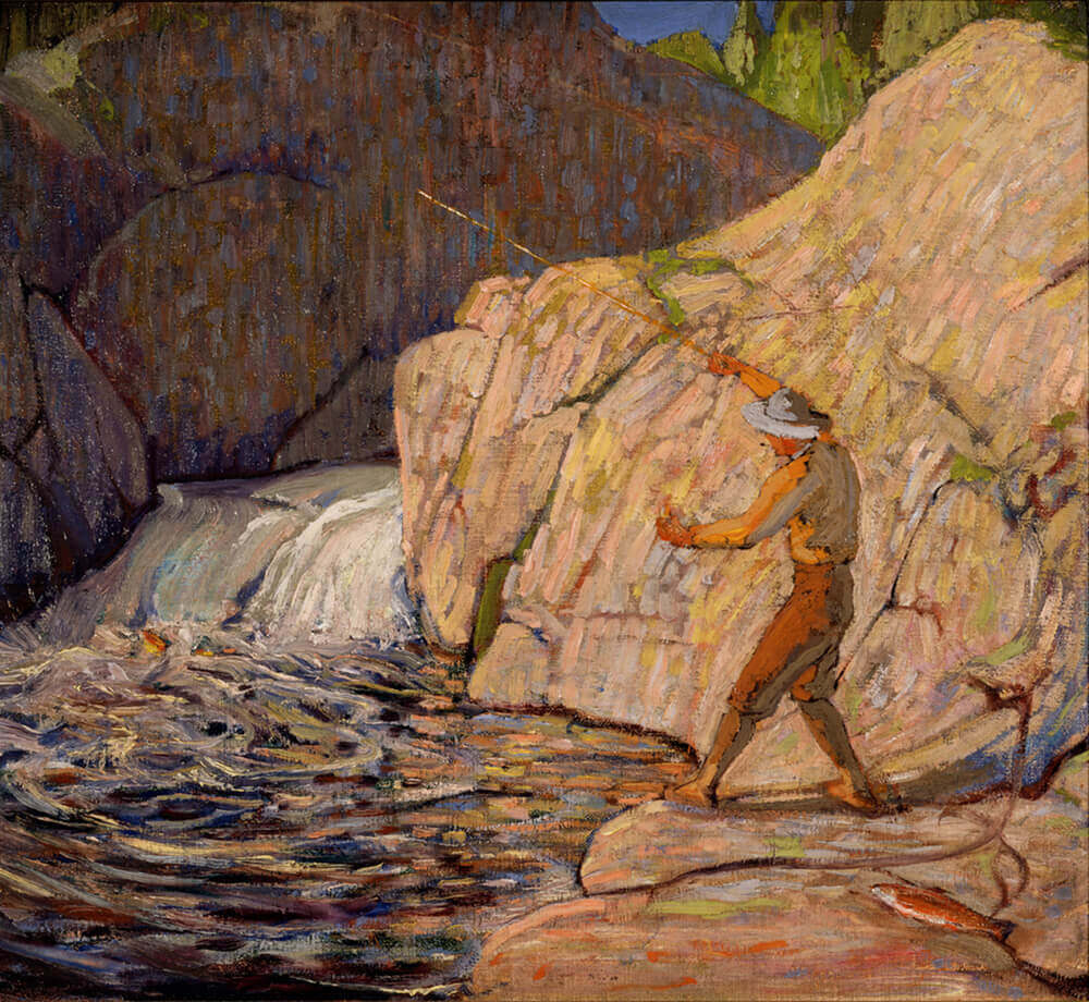 Art Canada Institute, Tom Thomson, Le pêcheur, 1916-1917