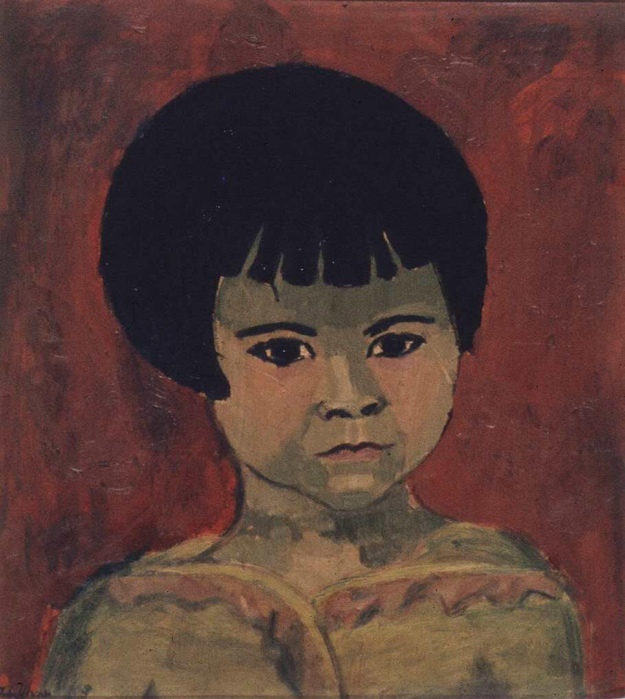 Amerindian Head II, 1941, by Françoise Sullivan.