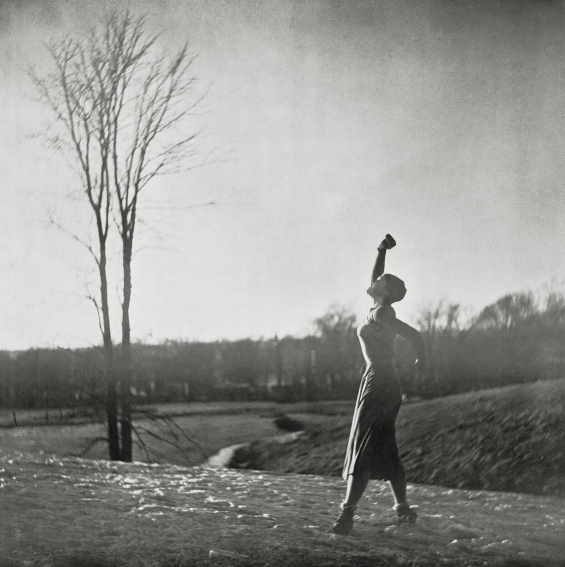 Dance in the Snow, 1948, by Françoise Sullivan.