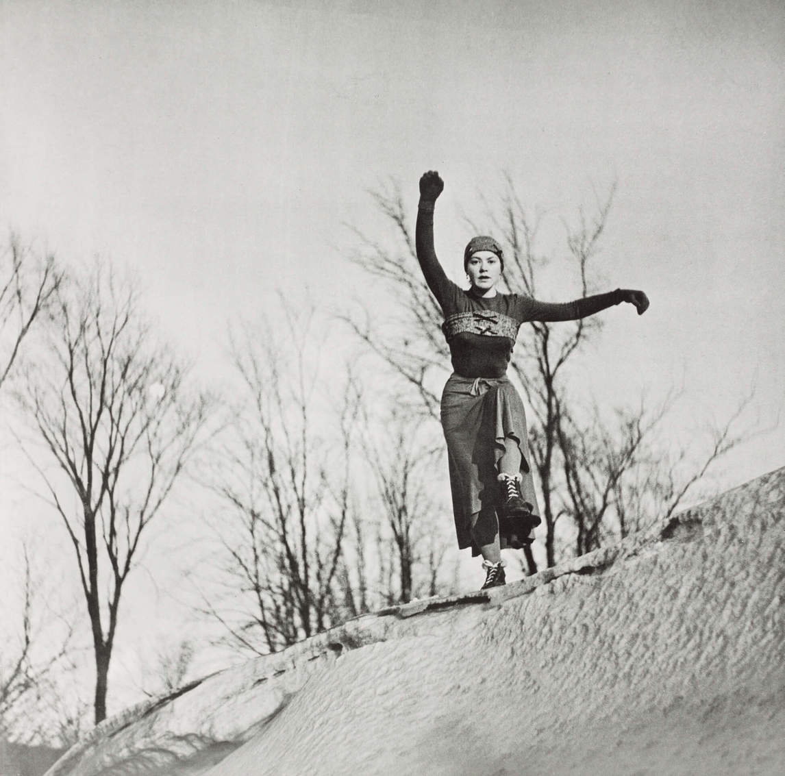 Dance in the Snow, 1948, by Françoise Sullivan.